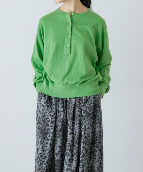 かぐれ / かぐれ ニット・セーター | コットンカシミヤヘンリーネックニット | 詳細9