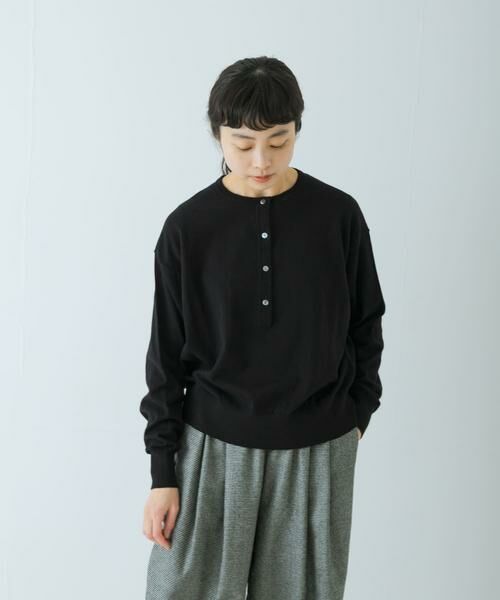 かぐれ / かぐれ ニット・セーター | コットンカシミヤヘンリーネックニット | 詳細22