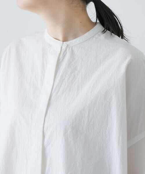 かぐれ / かぐれ シャツ・ブラウス | ノーカラークルーネックオーバーシャツ | 詳細10