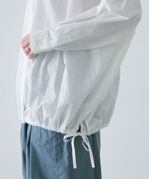 かぐれ / かぐれ シャツ・ブラウス | ノーカラークルーネックオーバーシャツ | 詳細12