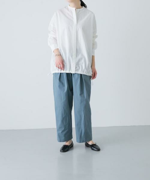 かぐれ / かぐれ シャツ・ブラウス | ノーカラークルーネックオーバーシャツ | 詳細5