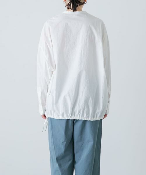 かぐれ / かぐれ シャツ・ブラウス | ノーカラークルーネックオーバーシャツ | 詳細9