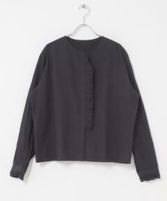 かぐれ / かぐれ シャツ・ブラウス | コットンリネンフリルブラウス