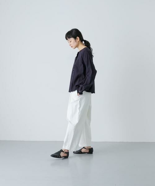 かぐれ / かぐれ シャツ・ブラウス | コットンリネンフリルブラウス | 詳細7