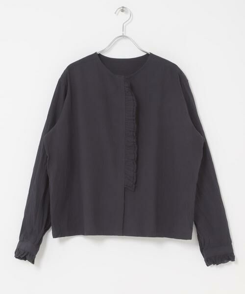 かぐれ / かぐれ シャツ・ブラウス | コットンリネンフリルブラウス | 詳細8