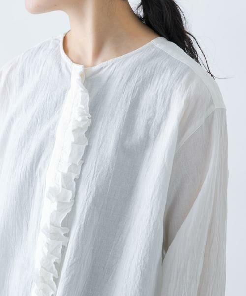 かぐれ / かぐれ シャツ・ブラウス | コットンリネンフリルブラウス | 詳細15