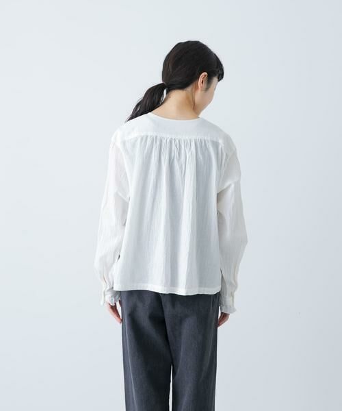 かぐれ / かぐれ シャツ・ブラウス | コットンリネンフリルブラウス | 詳細14
