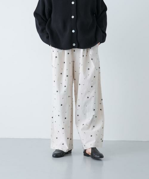 かぐれ / かぐれ その他パンツ | ツバメ刺繍イージーパンツ | 詳細2