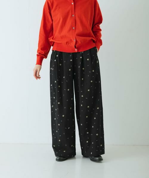 かぐれ / かぐれ その他パンツ | ツバメ刺繍イージーパンツ | 詳細13