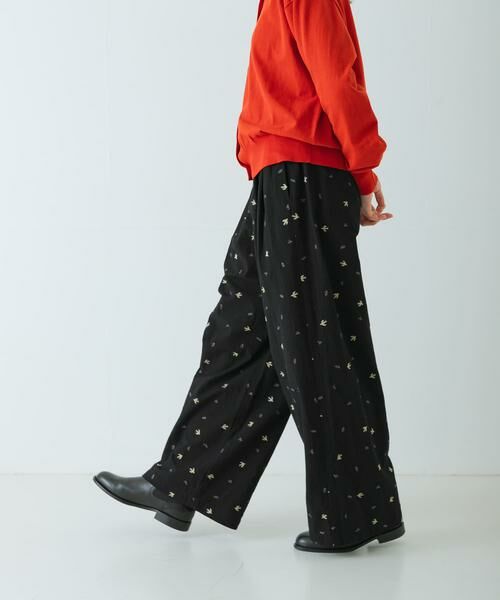 かぐれ / かぐれ その他パンツ | ツバメ刺繍イージーパンツ | 詳細14