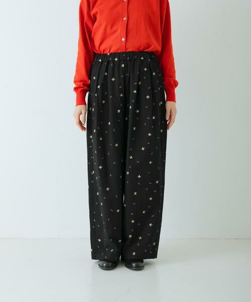 かぐれ / かぐれ その他パンツ | ツバメ刺繍イージーパンツ | 詳細18