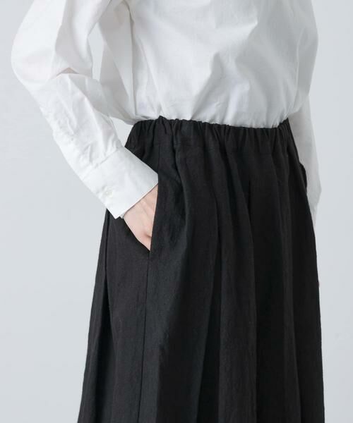 かぐれ / かぐれ スカート | リネンコットンタックスカート | 詳細10