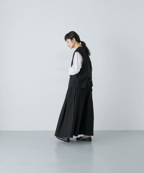 かぐれ / かぐれ スカート | リネンコットンタックスカート | 詳細6