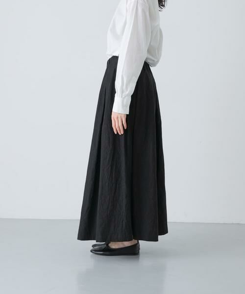 かぐれ / かぐれ スカート | リネンコットンタックスカート | 詳細8