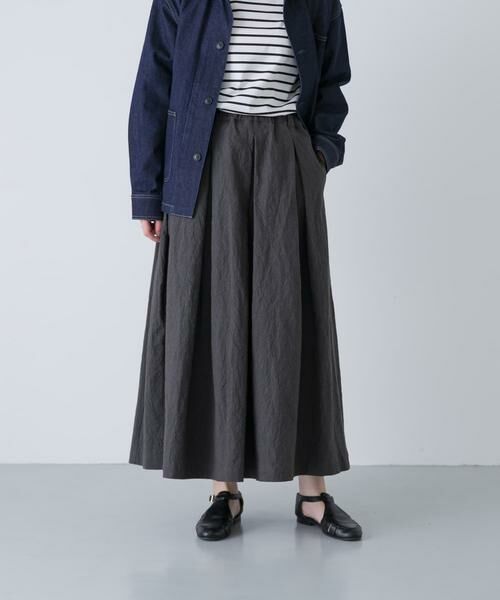 かぐれ / かぐれ スカート | リネンコットンタックスカート | 詳細23