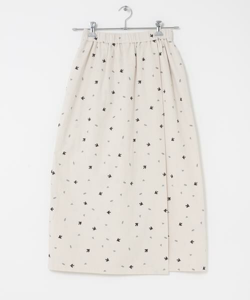 かぐれ / かぐれ スカート | ツバメ刺繍ラップスカート | 詳細13