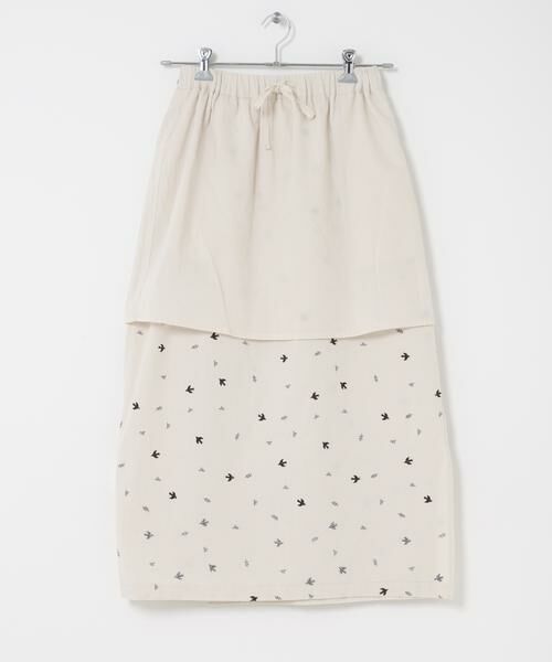 かぐれ / かぐれ スカート | ツバメ刺繍ラップスカート | 詳細14