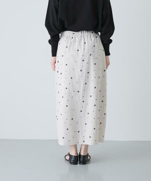 かぐれ / かぐれ スカート | ツバメ刺繍ラップスカート | 詳細9