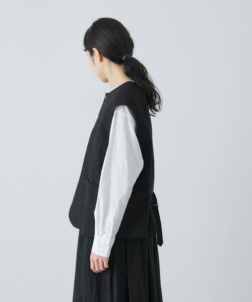 かぐれ / かぐれ ベスト | リネンコットンワイドベスト | 詳細8