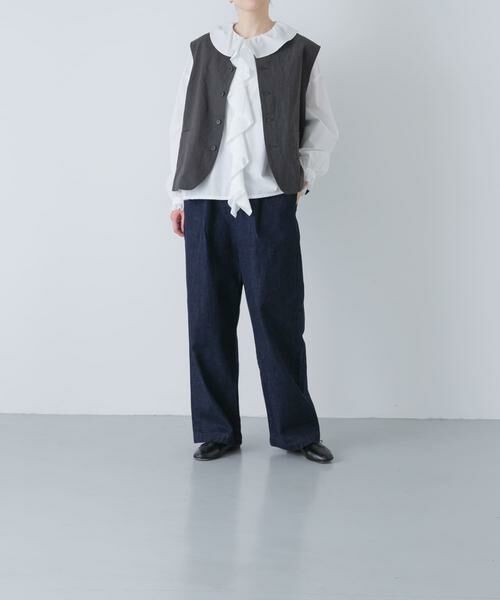 かぐれ / かぐれ ベスト | リネンコットンワイドベスト | 詳細25