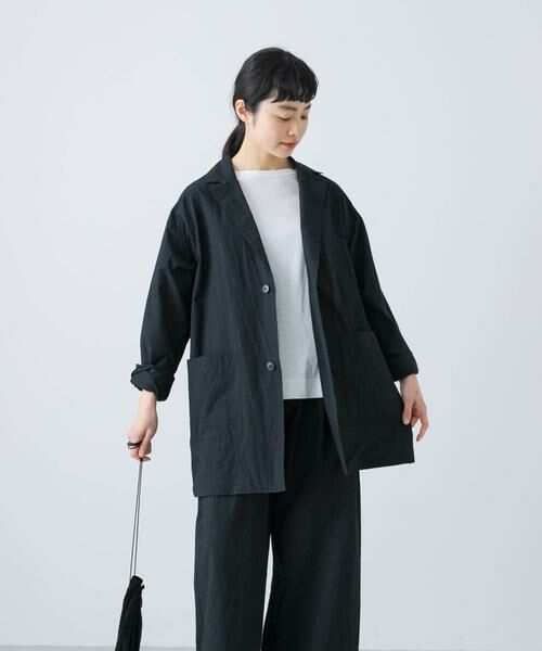 かぐれ / かぐれ その他アウター | 『ユニセックス』コットンテーラードジャケット（ブラック）