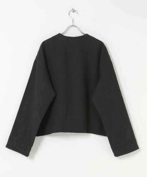 かぐれ / かぐれ ノーカラージャケット | リネンラミーノーカラージャケット | 詳細17