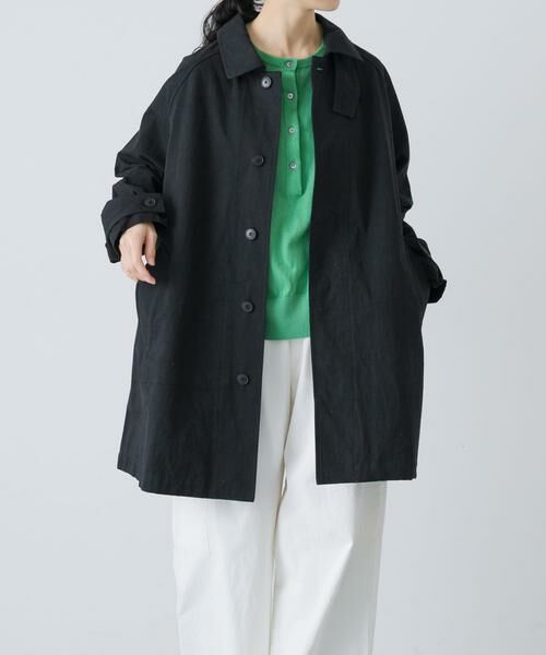 かぐれ / かぐれ その他アウター | コットンバックタックショートコート（ブラック）