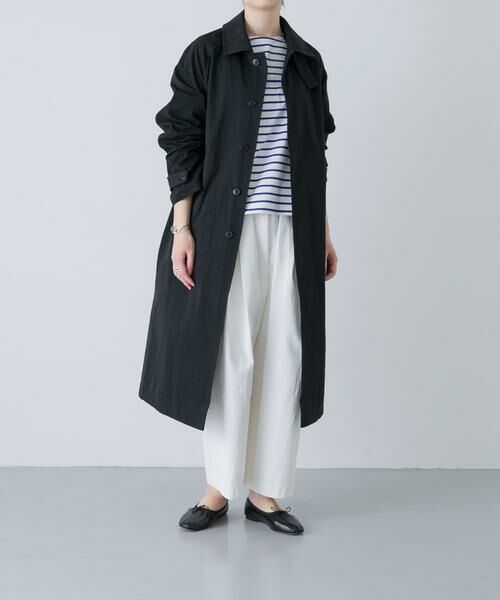 かぐれ / かぐれ ステンカラーコート | コットンバルコート | 詳細12