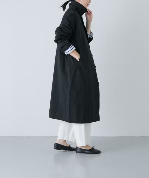 かぐれ / かぐれ ステンカラーコート | コットンバルコート | 詳細15