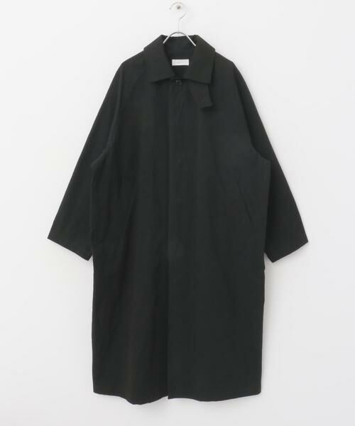 かぐれ / かぐれ ステンカラーコート | コットンバルコート（ブラック）
