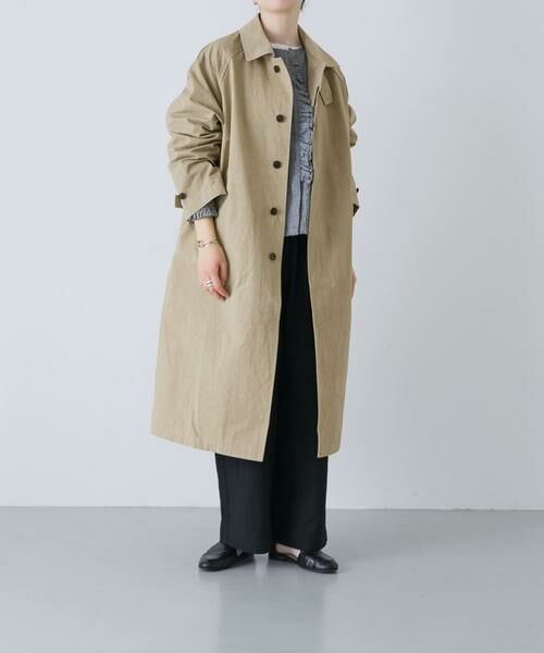 かぐれ / かぐれ ステンカラーコート | コットンバルコート | 詳細30