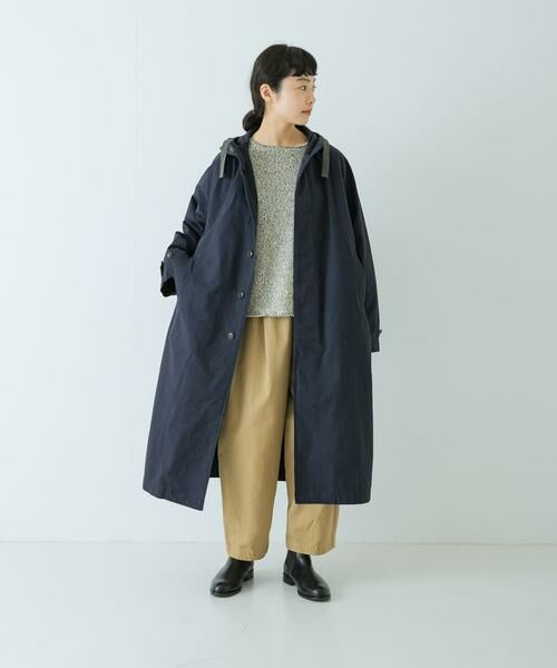 かぐれ / かぐれ その他アウター | コットンフードラグランコート（ネイビー）