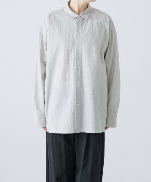 かぐれ / かぐれ シャツ・ブラウス | 『ユニセックス』コットンレギュラーカラーボックスシャツ | 詳細8