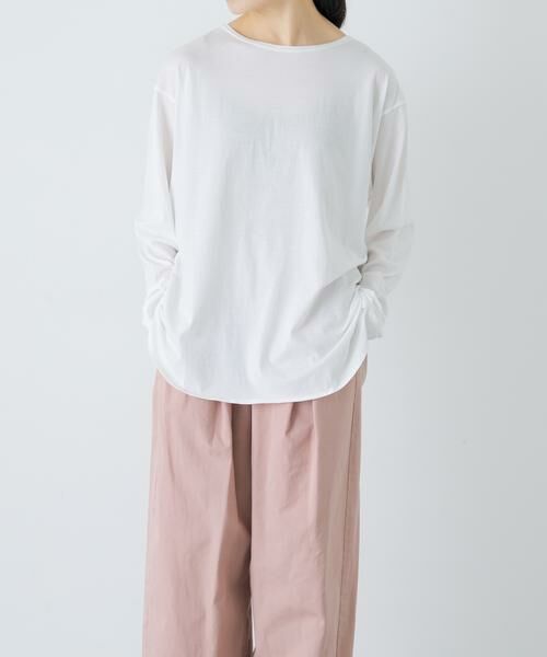 かぐれ / かぐれ Tシャツ | シフォン天竺カットソー（オフホワイト）