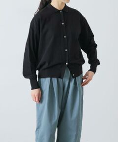 かぐれ / かぐれ カーディガン・ボレロ | コットンハイゲージポロニットカーディガン