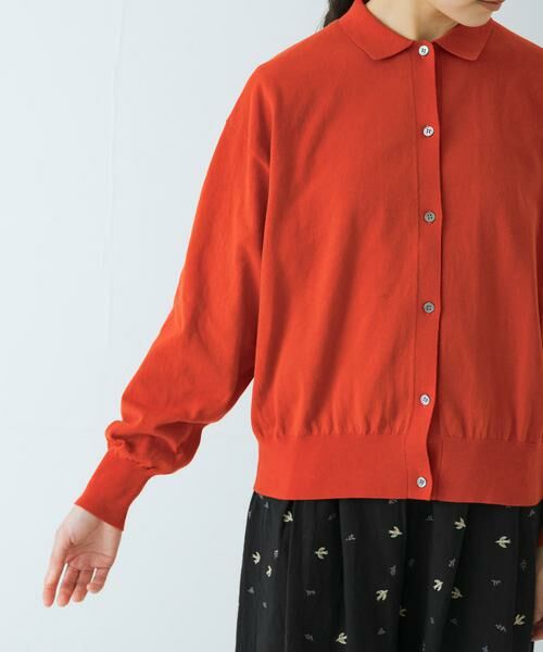 かぐれ / かぐれ カーディガン・ボレロ | コットンハイゲージポロニットカーディガン | 詳細10