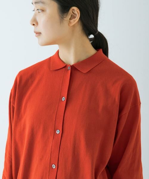 かぐれ / かぐれ カーディガン・ボレロ | コットンハイゲージポロニットカーディガン | 詳細11