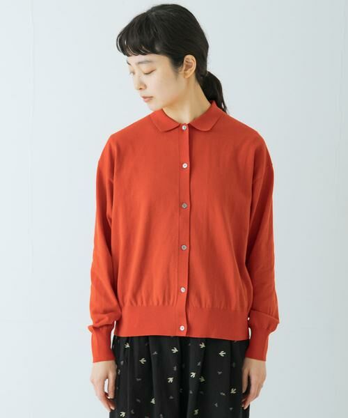 かぐれ / かぐれ カーディガン・ボレロ | コットンハイゲージポロニットカーディガン | 詳細7