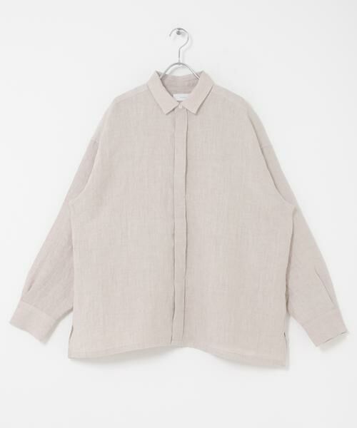かぐれ / かぐれ シャツ・ブラウス | 『ユニセックス』ドライリネンボックスシャツ | 詳細12