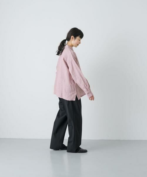 かぐれ / かぐれ シャツ・ブラウス | 『ユニセックス』ドライリネンボックスシャツ | 詳細4