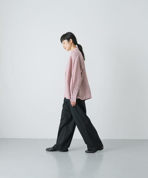 かぐれ / かぐれ シャツ・ブラウス | 『ユニセックス』ドライリネンボックスシャツ | 詳細5