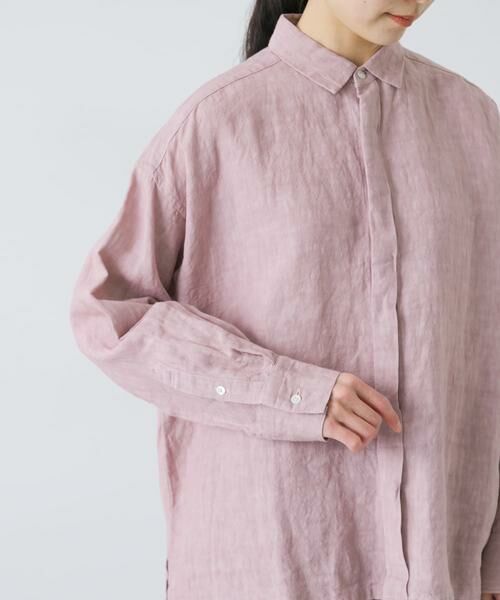 かぐれ / かぐれ シャツ・ブラウス | 『ユニセックス』ドライリネンボックスシャツ | 詳細9