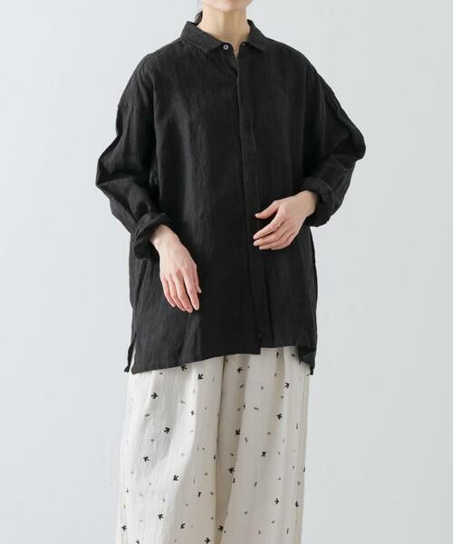 かぐれ / かぐれ シャツ・ブラウス | 『ユニセックス』ドライリネンボックスシャツ | 詳細19
