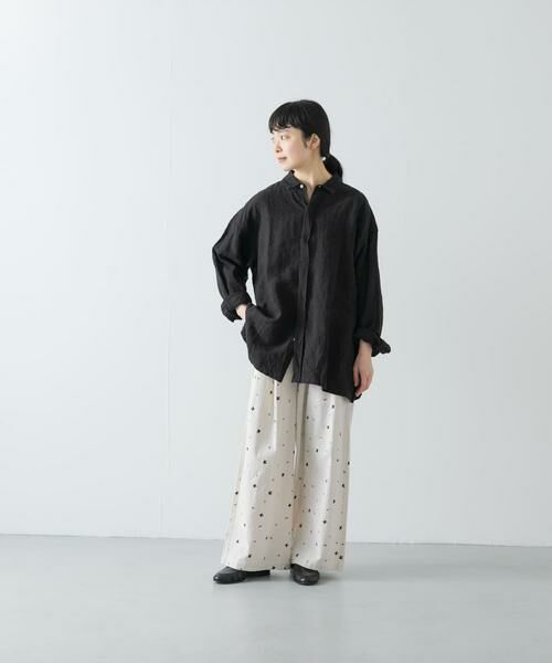 かぐれ / かぐれ シャツ・ブラウス | 『ユニセックス』ドライリネンボックスシャツ | 詳細21