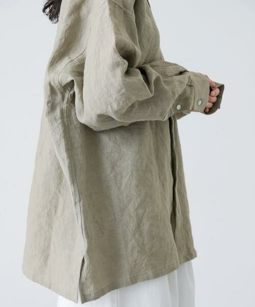 かぐれ / かぐれ シャツ・ブラウス | 『ユニセックス』ドライリネンボックスシャツ | 詳細22