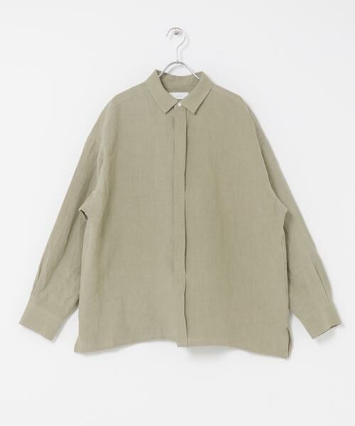 かぐれ / かぐれ シャツ・ブラウス | 『ユニセックス』ドライリネンボックスシャツ | 詳細24