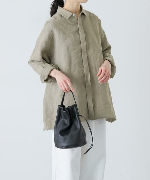 かぐれ / かぐれ シャツ・ブラウス | 『ユニセックス』ドライリネンボックスシャツ | 詳細13