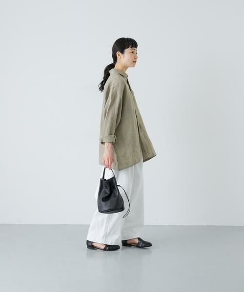 かぐれ / かぐれ シャツ・ブラウス | 『ユニセックス』ドライリネンボックスシャツ | 詳細17