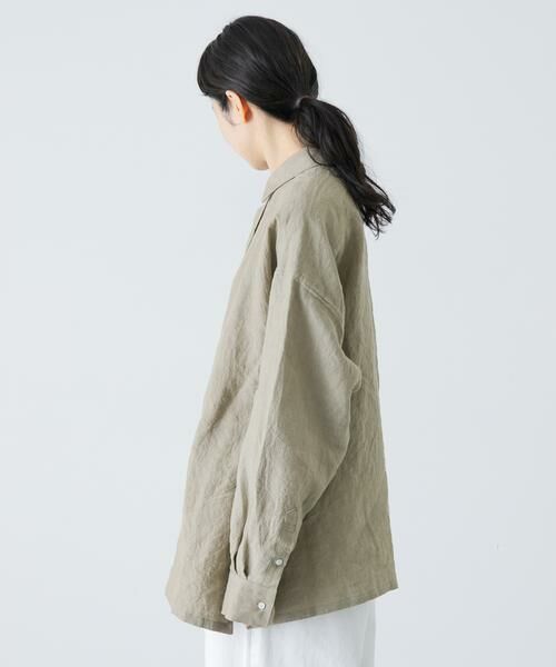 かぐれ / かぐれ シャツ・ブラウス | 『ユニセックス』ドライリネンボックスシャツ | 詳細19