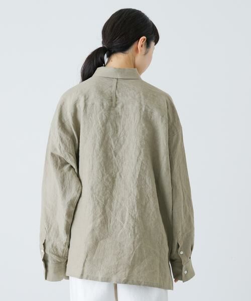 かぐれ / かぐれ シャツ・ブラウス | 『ユニセックス』ドライリネンボックスシャツ | 詳細20